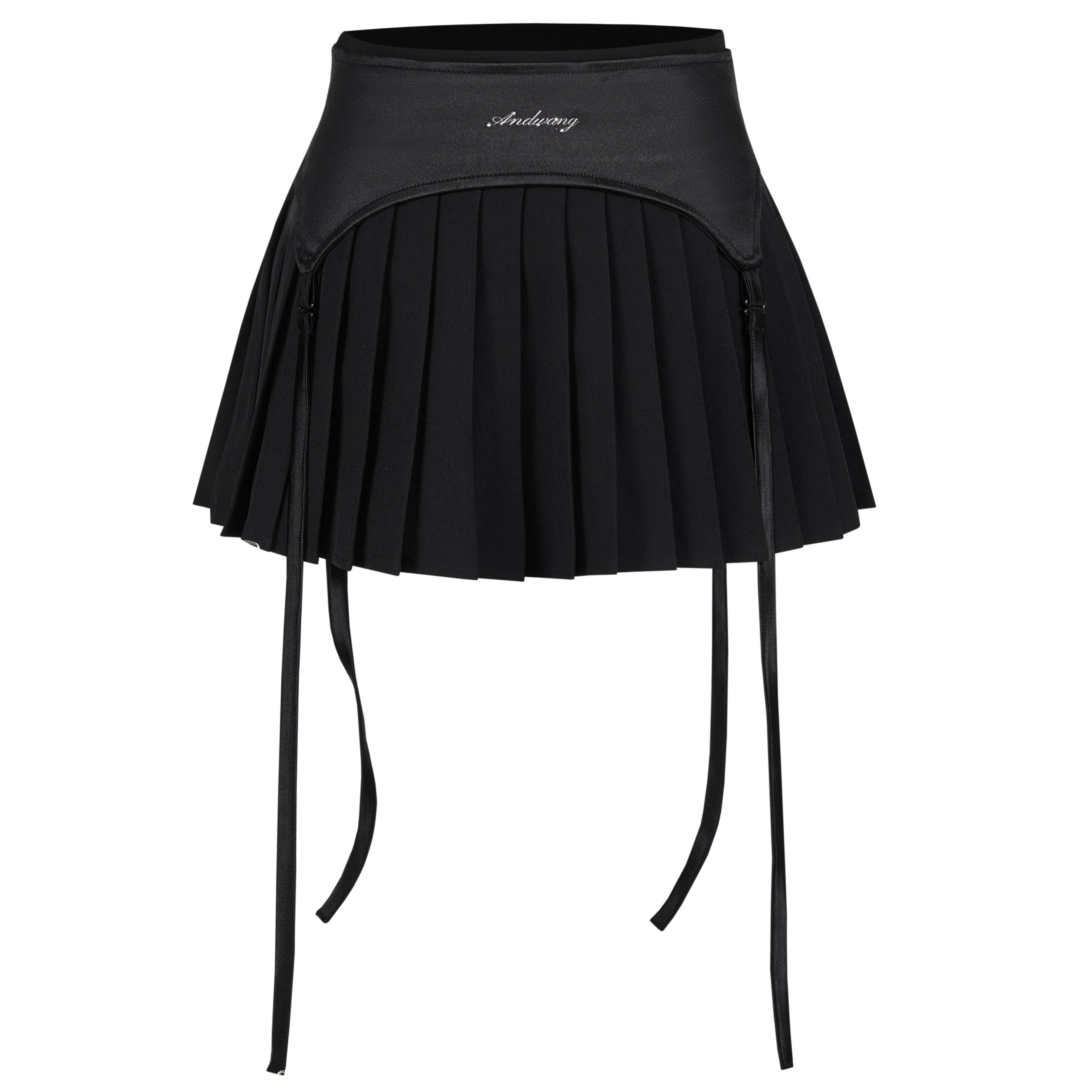 AND Garter mini skirt