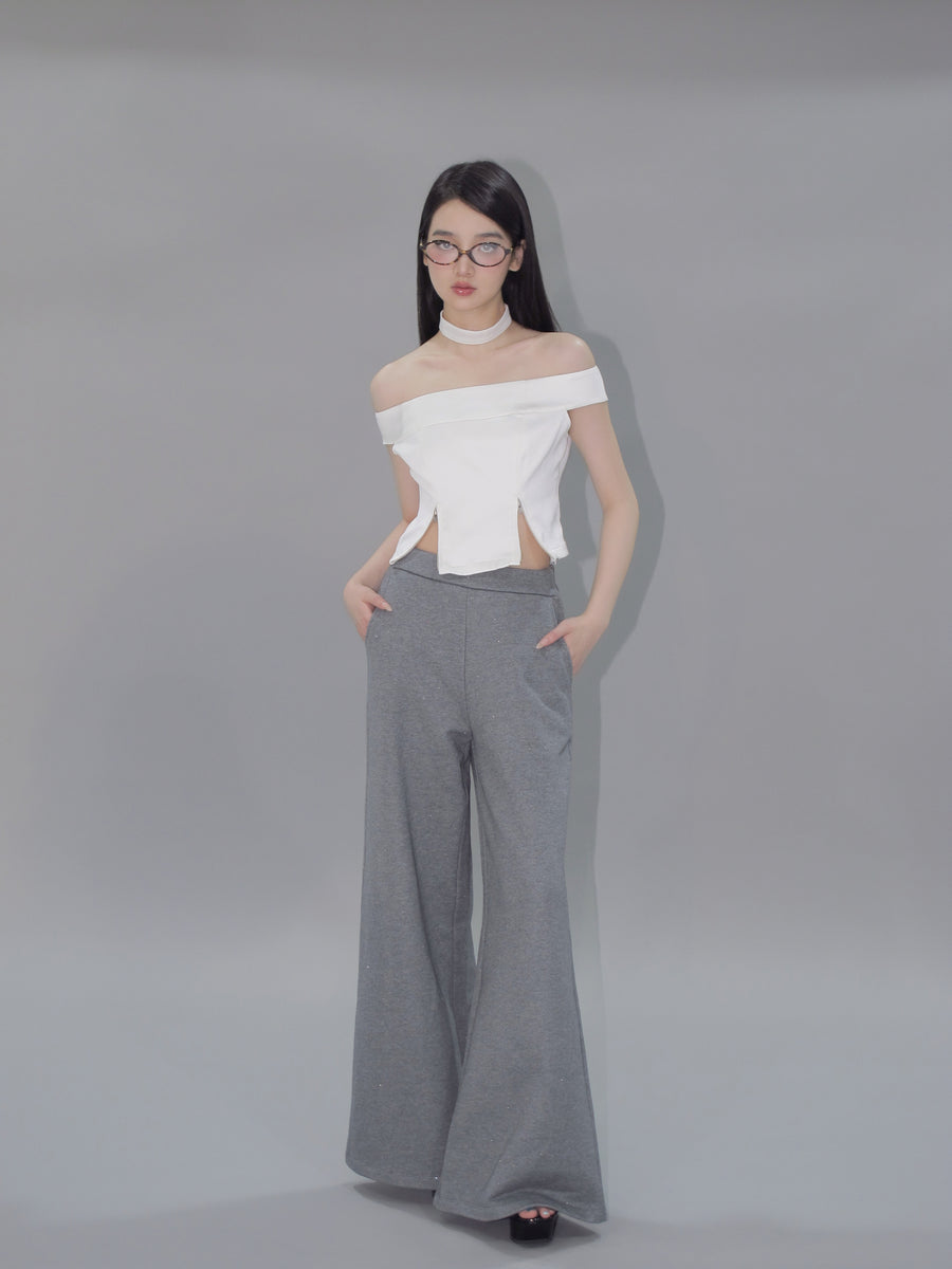 ANDWANG Kirakira よしな flare pants