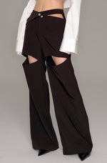 画像をギャラリービューアに読み込む, signature cutting slacks pants
