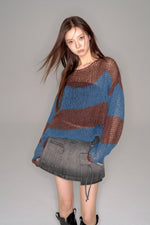 画像をギャラリービューアに読み込む, pocket culotte denim mini skirt
