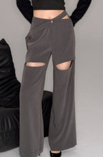画像をギャラリービューアに読み込む, signature cutting slacks pants
