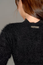 画像をギャラリービューアに読み込む, shaggy cropped cardigan set

