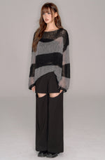 画像をギャラリービューアに読み込む, signature cutting slacks pants
