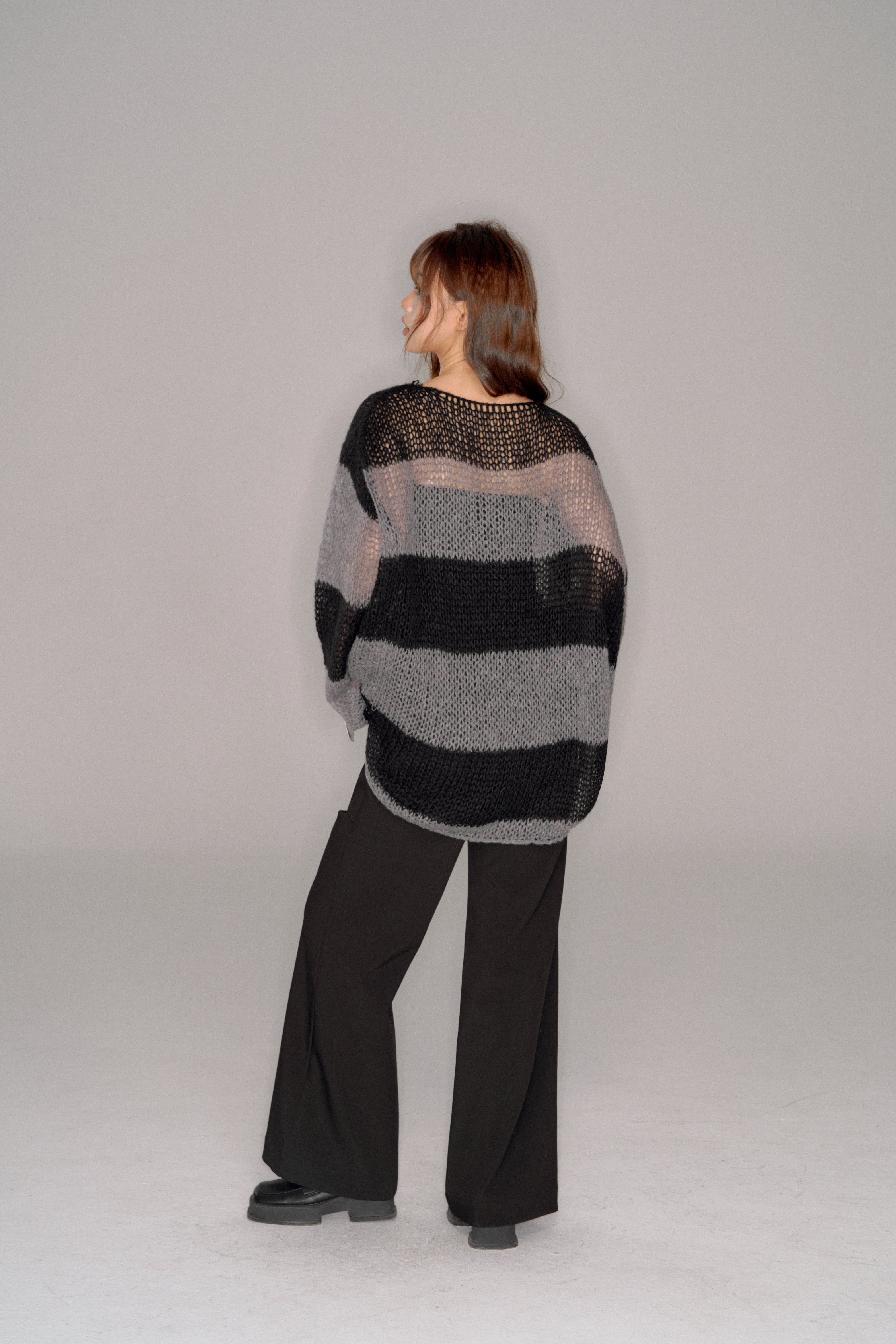border over knit tops