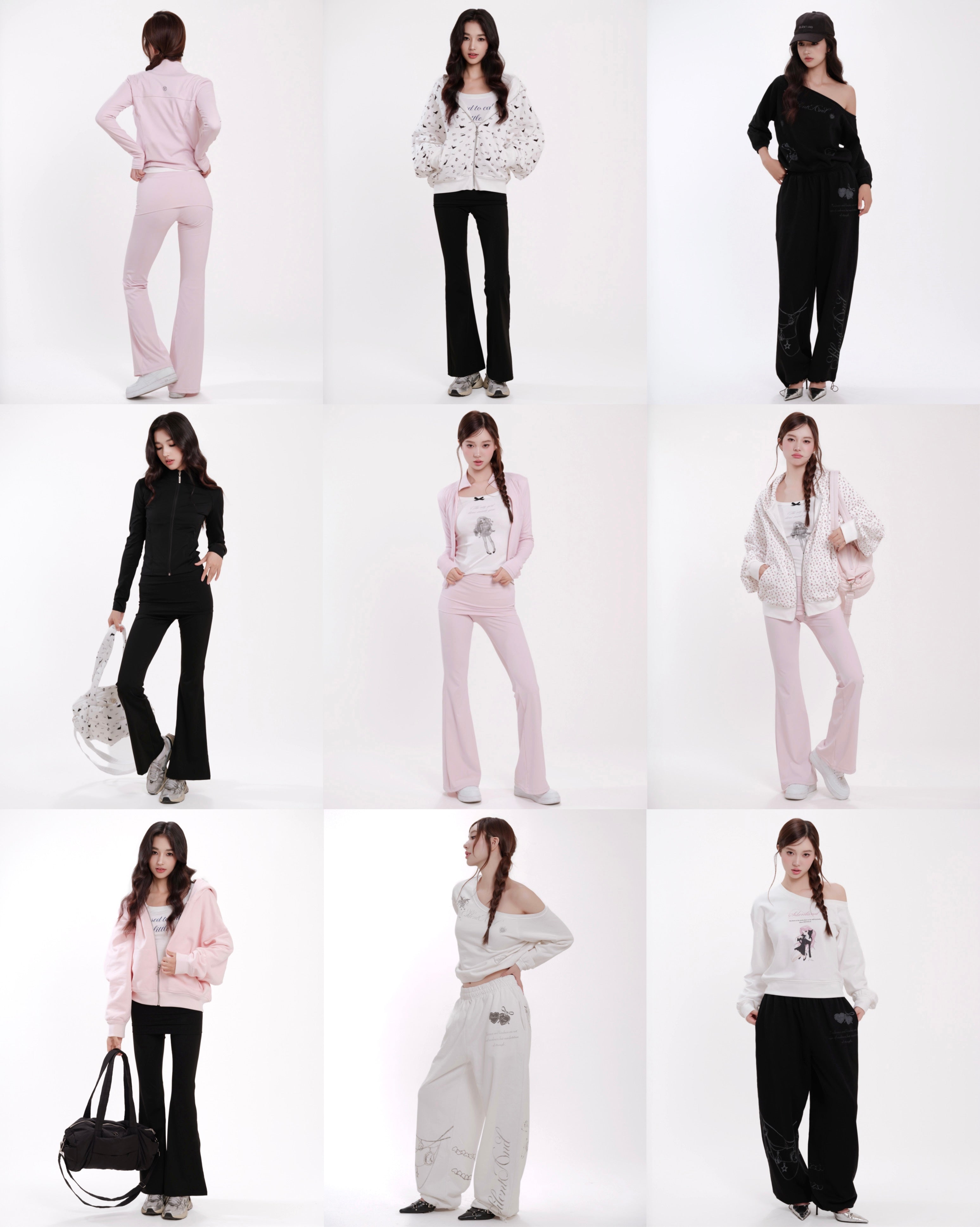 ANDWANG パーカー Kirakira zip up (gray)