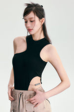 Load image into Gallery viewer, asymmetry shape body suit 
