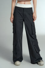 Load image into Gallery viewer, inner set cargo pants 
