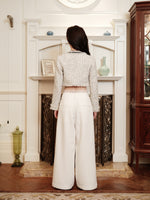 Load image into Gallery viewer, classical lace slacks pants
