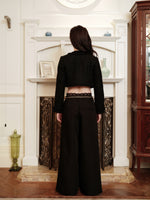 Load image into Gallery viewer, classical lace slacks pants
