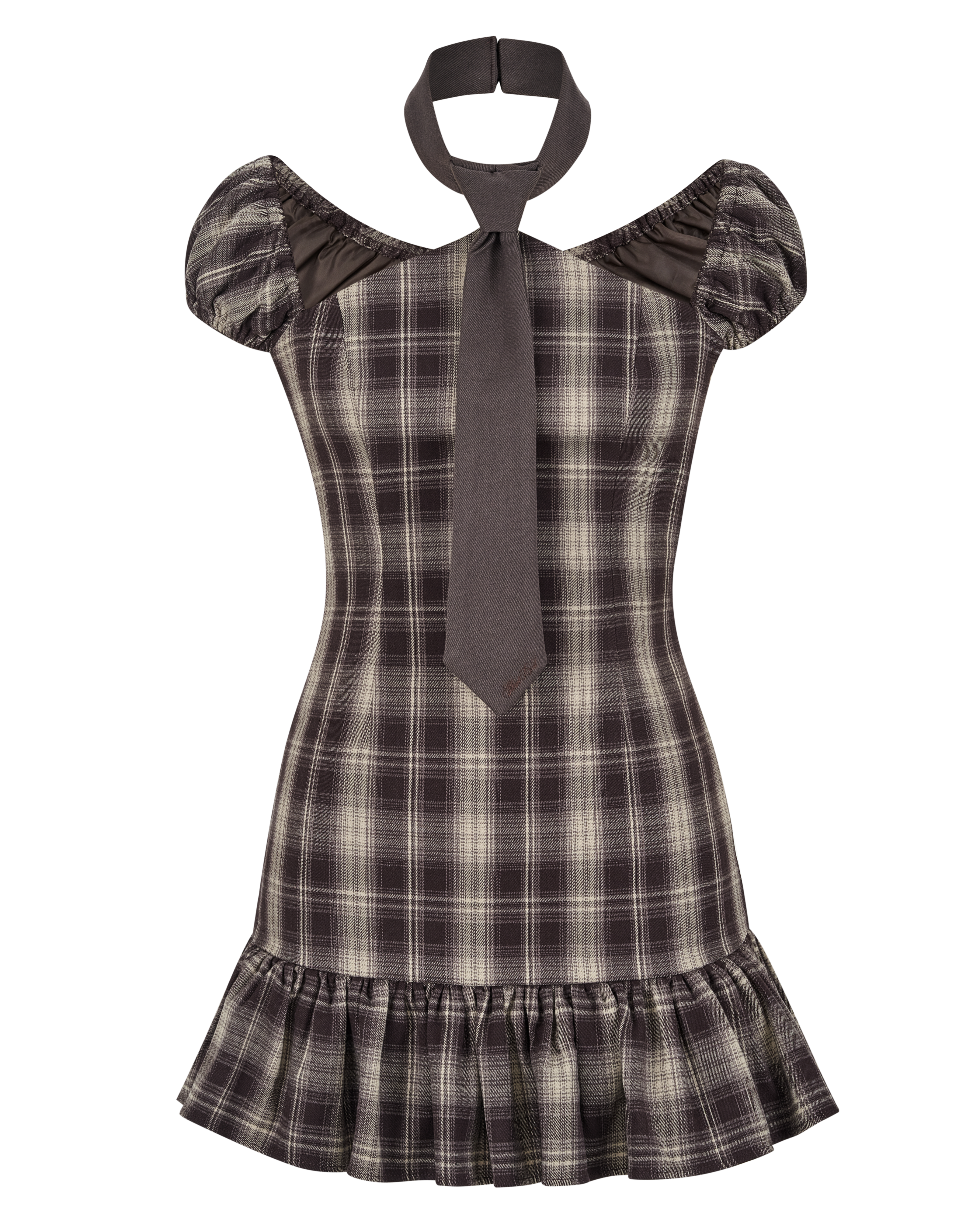 (pre) Check Tie Dream Dress