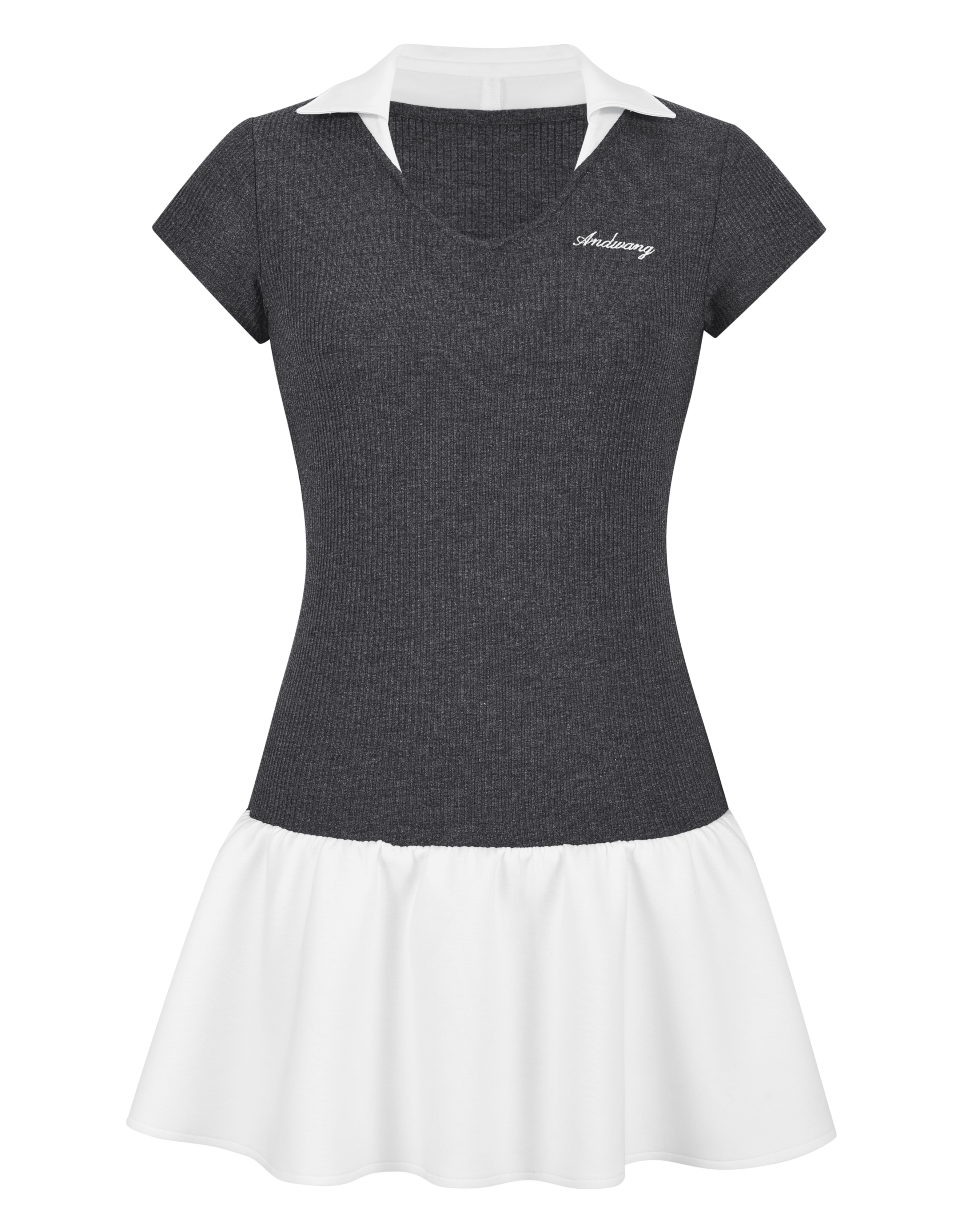 layered polo mini onepiece