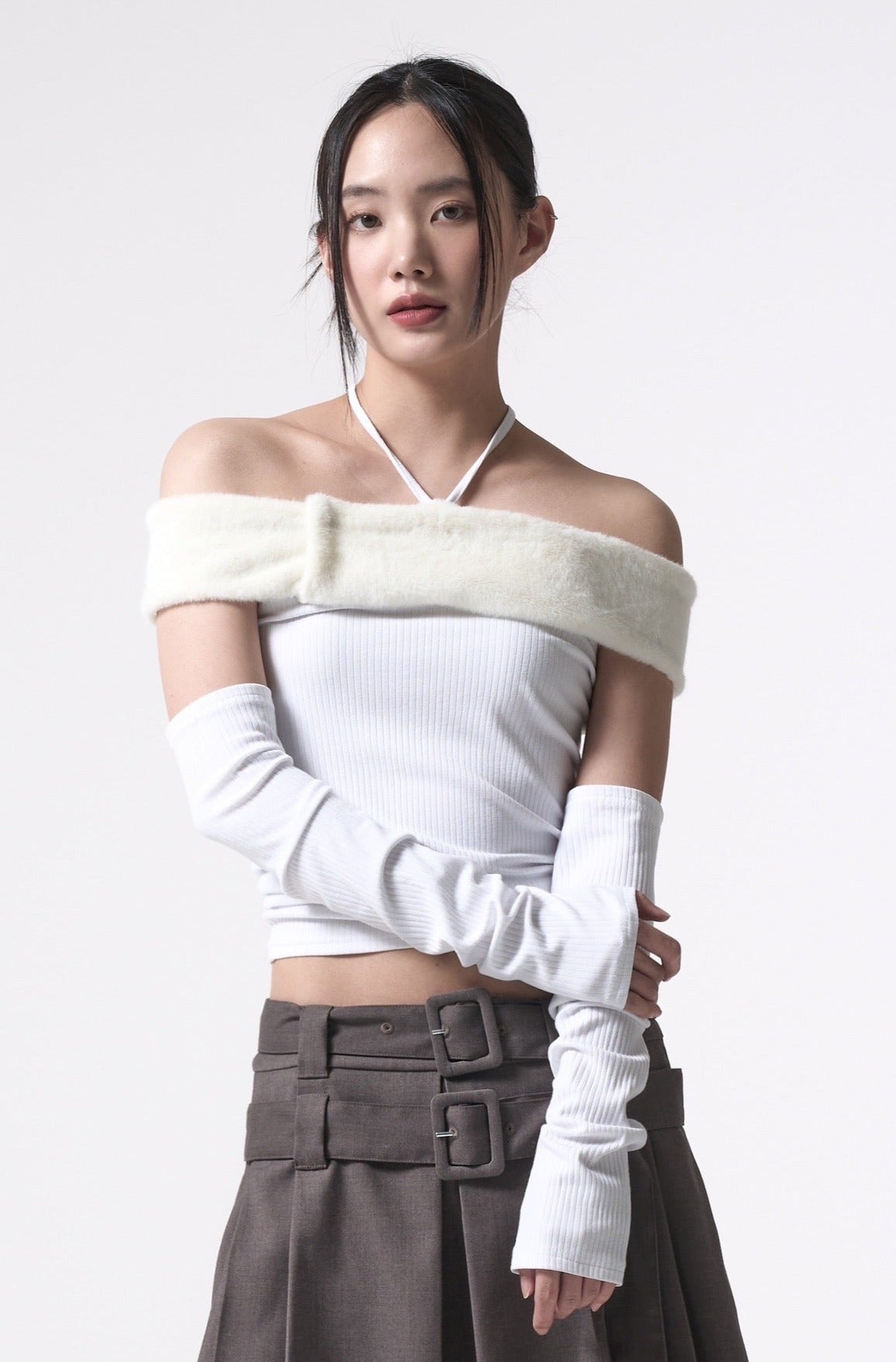 fur 3way tops