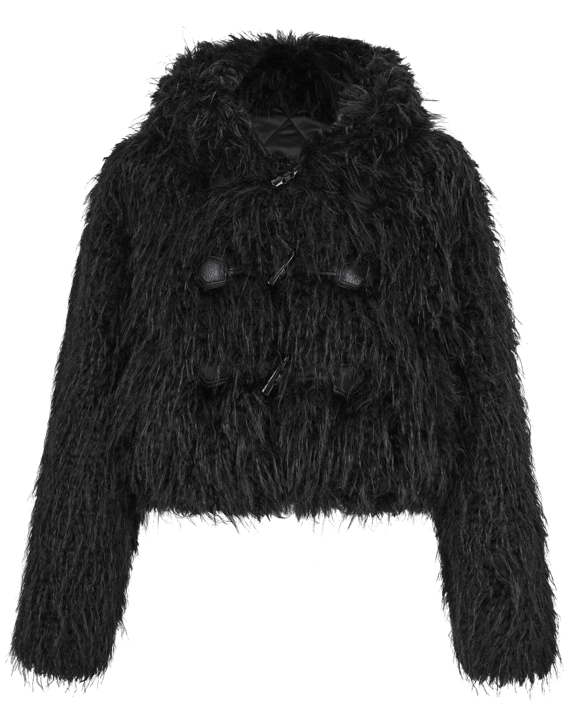 Petit fur duffle coat