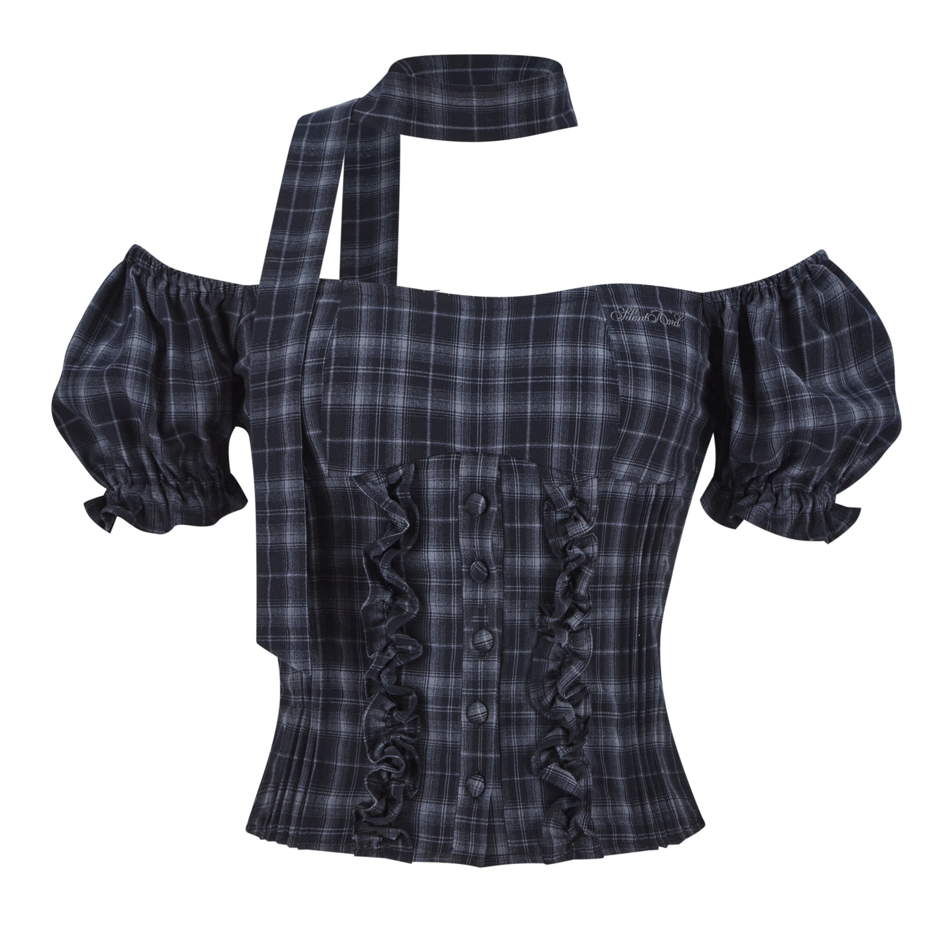 (pre) Romantic Tie Blouse