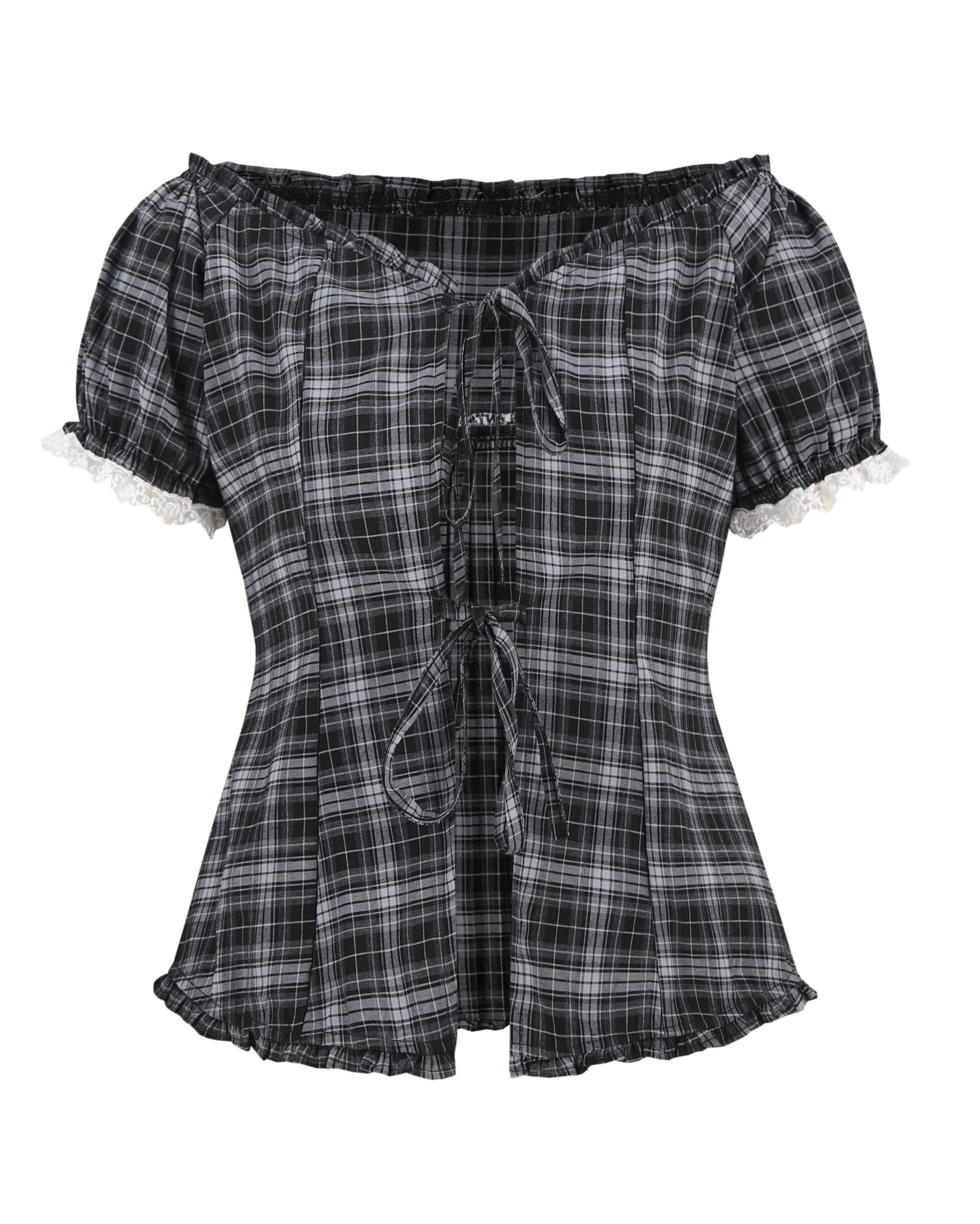 baby frill ribbon tops