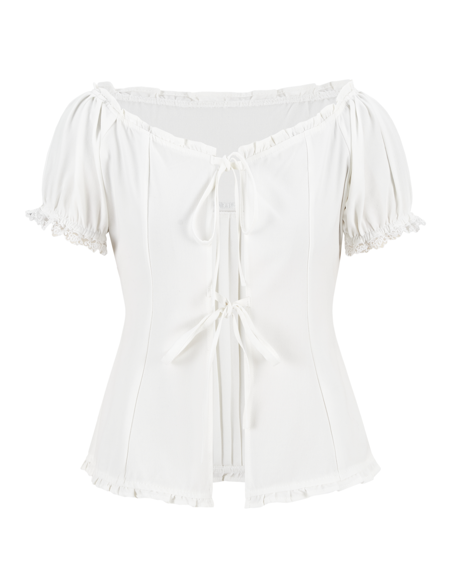 baby frill ribbon tops