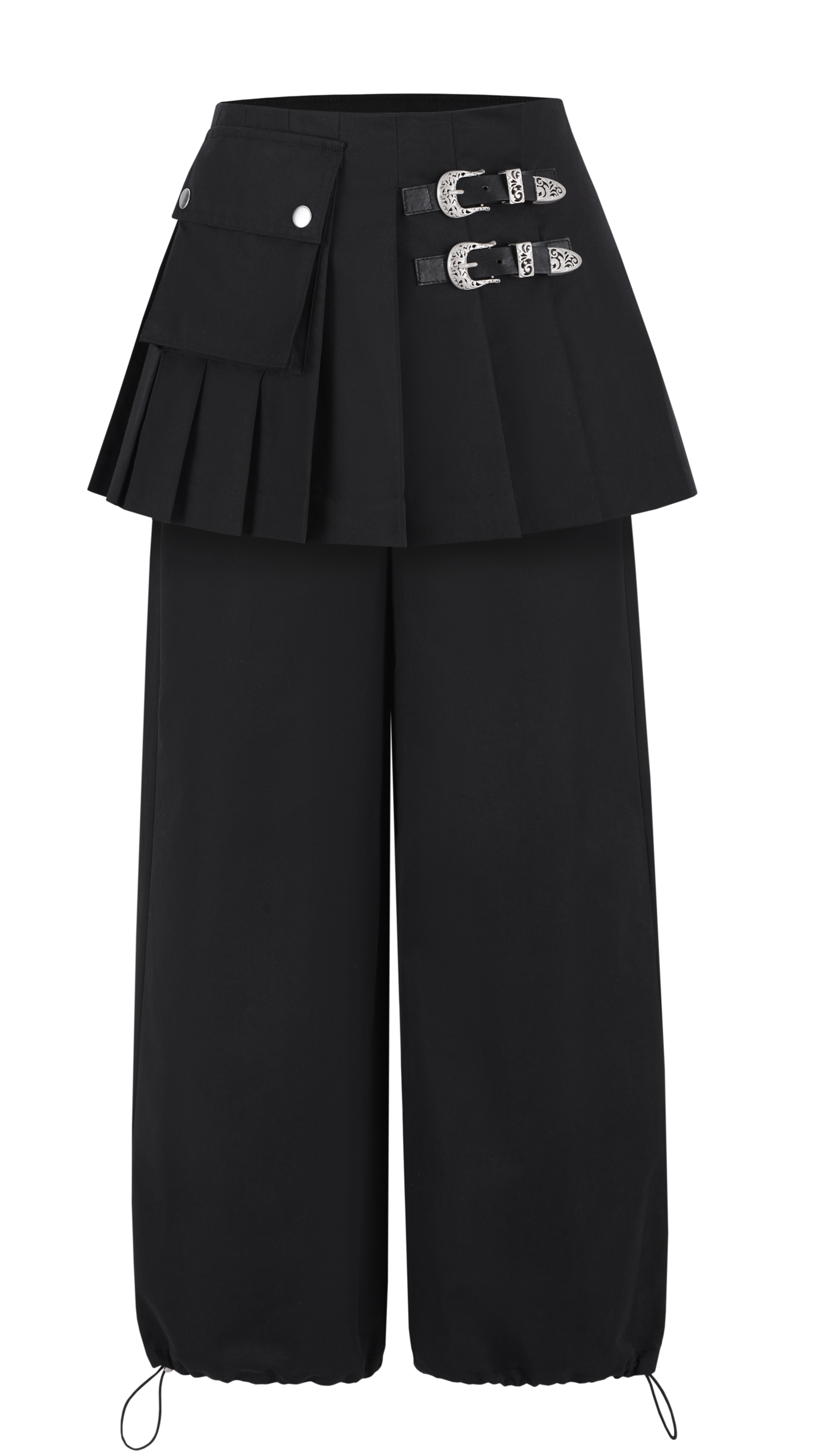 quill wrap skirt-pants