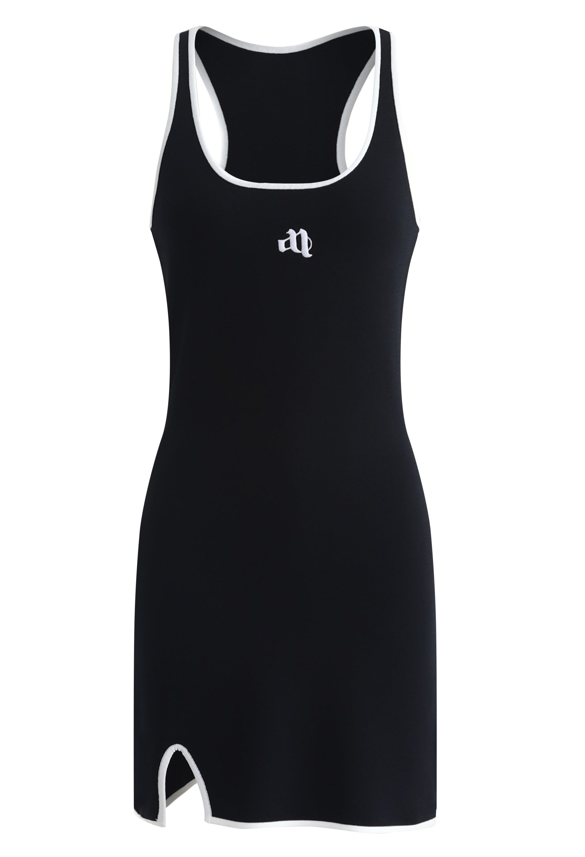 bi-color rib mini one-piece