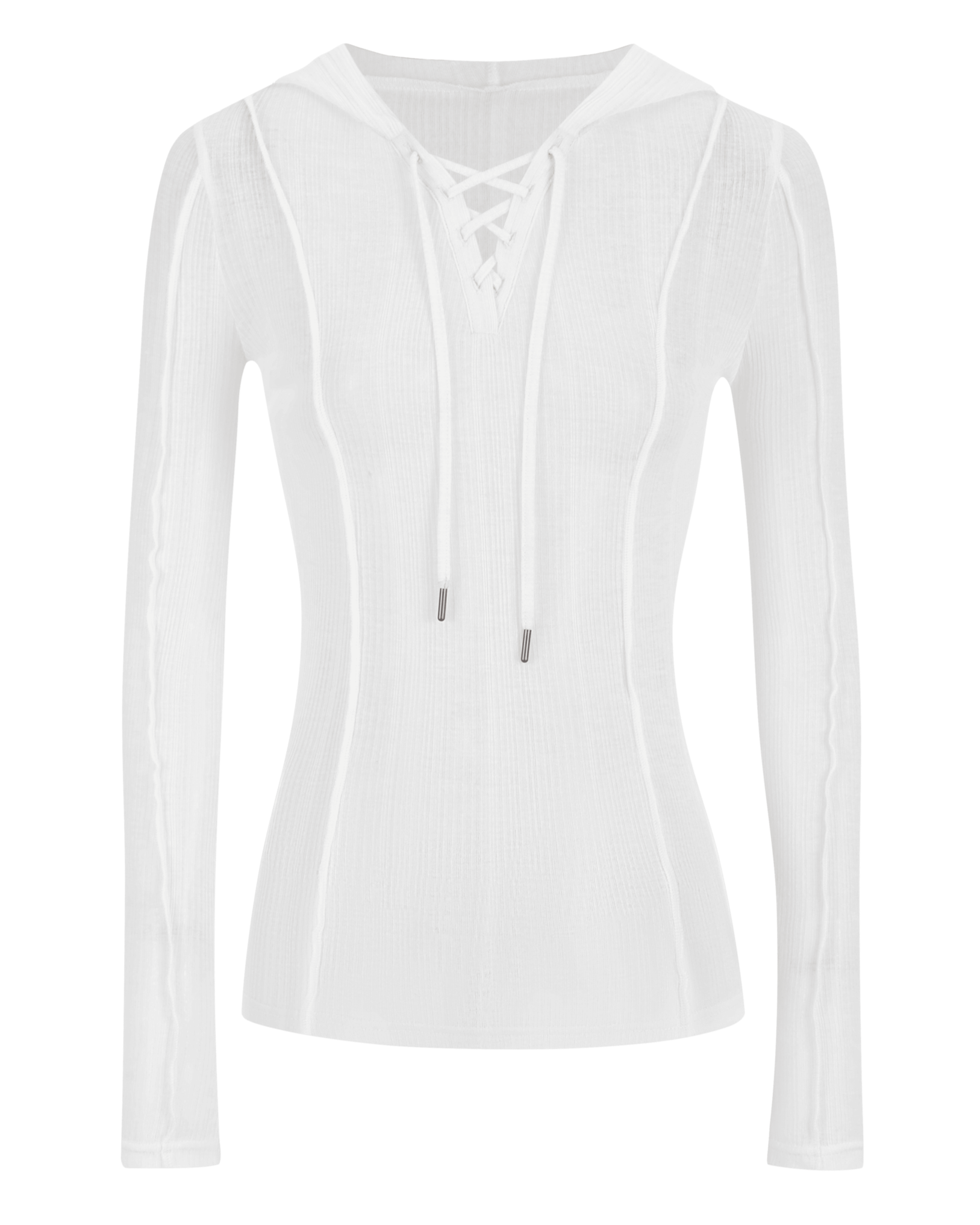 sheer ribbon loose tops